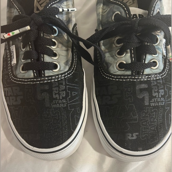 Vans women’s size 8.5, mens size 7 Star Wars sneakers black shoes. - Picture 2 of 10